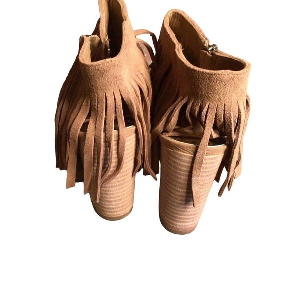 New Carlos Santana Fringe Booties sz9.5 - Picture 3 of 6